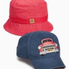 Havana Kappe und Fischerhut, Zweierpack, blau/orange (Jüngere Jungen)